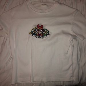 Brandy Melville cropped graphic shirt